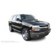 Пороги алюминиевые с нержавеющей площадкой для Chevrolet Tahoe 1999-2006