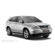 Пороги алюминиевые с нержавеющей площадкой для Lexus RX-350/400h 2003-2008