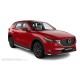 Пороги алюминиевые с нержавеющей площадкой для Mazda CX-5 2017-2024
