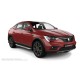 Пороги алюминиевые с нержавеющей площадкой для Renault Arkana 2019-2024