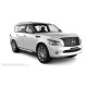 Пороги алюминиевые ОЕМ BMW-стиль для Infiniti QX56/QX80 2010-2018