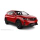 Пороги алюминиевые в полоску для Geely SX11 Coolray 2019-2023