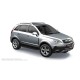 Пороги алюминиевые в полоску для Opel Antara 2006-2010