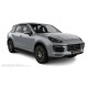 Пороги алюминиевые в полоску для Porsche Cayenne 2010-2018