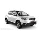 Пороги алюминиевые в полоску для SsangYong Korando 2010-2013