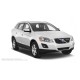 Пороги алюминиевые в полоску для Volvo XC60 2008-2013