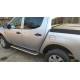 Пороги с площадкой алюминиевый лист для Mitsubishi L200 2006-2014