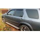 Пороги с площадкой алюминиевый лист для Honda CR-V 1997-2007