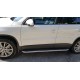 Пороги с площадкой алюминиевый лист для Volkswagen Tiguan 2011-2016