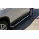 Пороги с площадкой алюминиевый лист для Volkswagen Tiguan 2011-2016