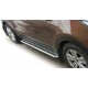 Пороги с площадкой алюминиевый лист для Kia Sportage 2018-2022