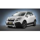 Пороги с площадкой алюминиевый лист для Chevrolet Tracker 2013-2015