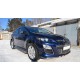 Пороги с площадкой алюминиевый лист для Mazda CX-7 2006-2009