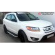 Пороги с площадкой алюминиевый лист для Hyundai Santa Fe 2010-2012