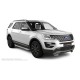 Пороги алюминиевые с нержавеющей площадкой для Ford Explorer 2011-2015