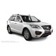 Пороги алюминиевые чёрные для Lifan X60 2011-2016