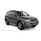 Пороги с площадкой нержавеющий лист с проступью для Kia Sorento 2002-2009