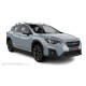 Пороги алюминиевые чёрные для Subaru XV 2017-2024