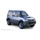 Пороги алюминиевые чёрные для Suzuki Jimny 1998-2011
