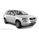 Пороги алюминиевые чёрные для Volvo XC90 2006-2014