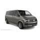 Пороги с площадкой нержавеющий лист с проступью для Volkswagen Transporter 2015-2024