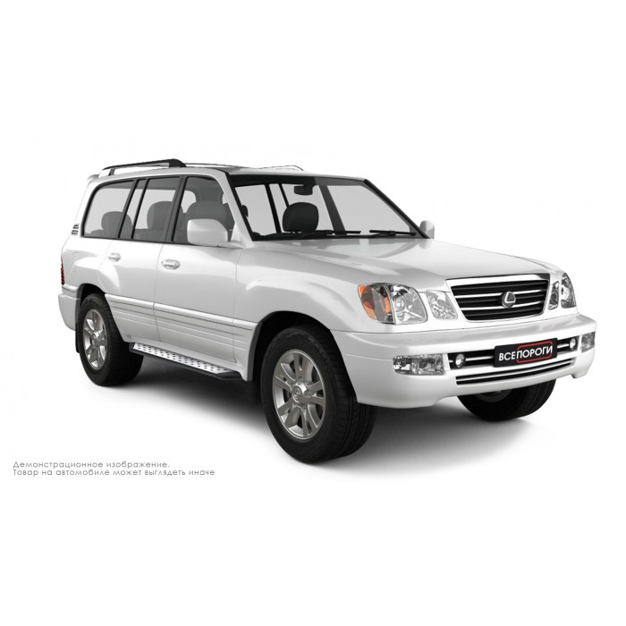 Пороги алюминиевые ОЕМ BMW-стиль для Lexus LX-470 2002-2007