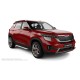 Пороги алюминиевые ОЕМ BMW-стиль для Kia Seltos 2020-2024
