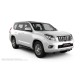 Пороги алюминиевые в полоску для Toyota Land Cruiser Prado 150 2009-2013