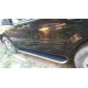 Пороги с площадкой чёрный алюминиевый лист для Mercedes ML W163 1997-2004