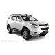 Пороги алюминиевые в полоску для Chevrolet TrailBlazer 2013-2018
