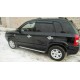 Пороги с площадкой алюминиевый лист для Hyundai Tucson 2004-2010