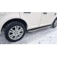 Пороги с площадкой алюминиевый лист для Land Rover Freelander 2006-2014