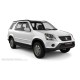 Пороги алюминиевые чёрные для Honda CR-V 1997-2007