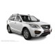 Пороги алюминиевые с нержавеющей площадкой для Lifan X60 2011-2016