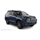 Пороги алюминиевые чёрные для Toyota Land Cruiser Prado 150 2009-2013