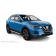 Пороги алюминиевые с нержавеющей площадкой для Nissan Qashqai 2019-2024