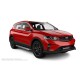Пороги с площадкой нержавеющий лист с проступью для Geely SX11 Coolray 2019-2023