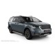 Пороги с площадкой нержавеющий лист с проступью для Kia Carnival 2020-2024