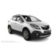 Пороги алюминиевые в полоску для Opel Mokka 2012-2019