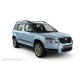 Пороги алюминиевые в полоску для Skoda Yeti 2014-2018