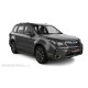 Пороги алюминиевые в полоску для Subaru Forester 2013-2016