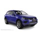 Пороги алюминиевые в полоску для Volkswagen Touareg 2014-2017