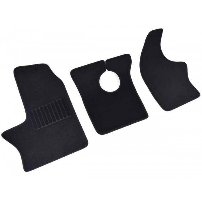Коврики текстильные SV-Design чёрные передние 2 штуки для Газель Next 2013-2021