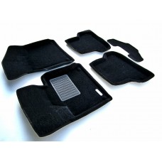 Коврики текстильные 3D Euromat чёрные Original Business на Audi A3 № EMC3D-001100