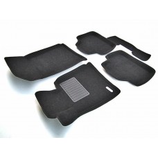 Коврики текстильные 3D Euromat чёрные Original Business на BMW 3 F30/4 F32/33 № EMC3D-001202
