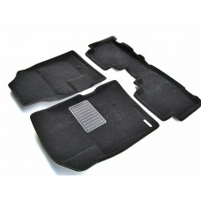 Коврики текстильные 3D Euromat чёрные Original Business на Chevrolet Captiva/Opel Antara № EMC3D-001503