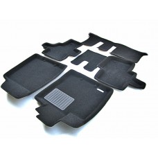 Коврики текстильные 3D Euromat чёрные Original Business на Nissan Pathfinder/Infiniti JX35/QX60 № EMC3D-003723