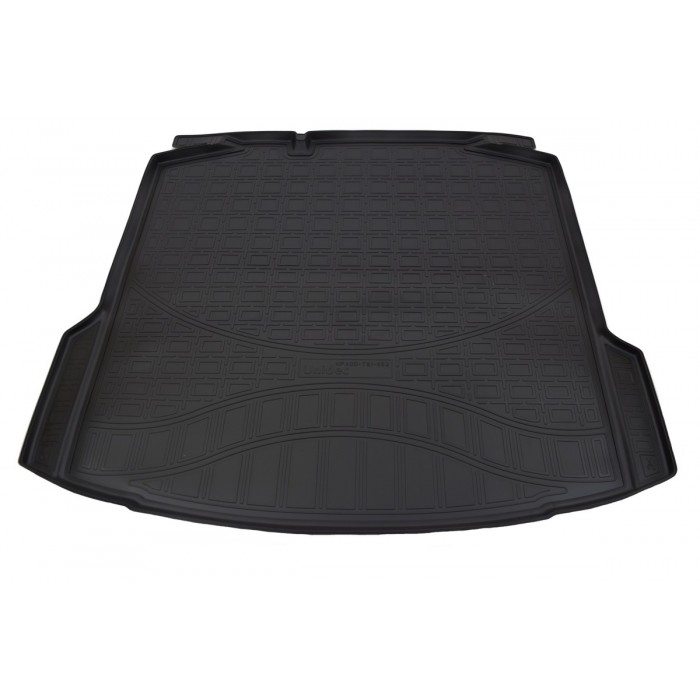 Коврик в багажник Norplast черный с органайзером на хетчбек для Skoda Rapid 2012-2021