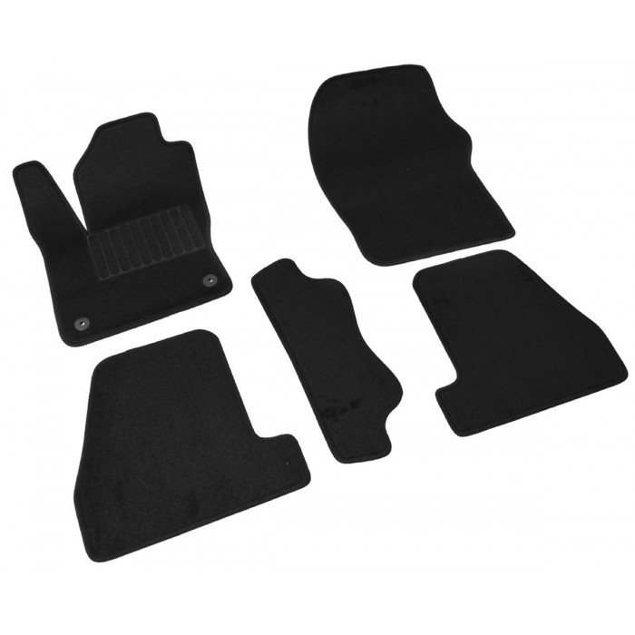 Коврики текстильные SV-Design чёрные для Ford Focus 3 2011-2019