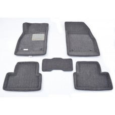 Коврики текстильные 3D Euromat серые Original Lux на Chevrolet Cruze/Opel Astra J № EM3D-001504G